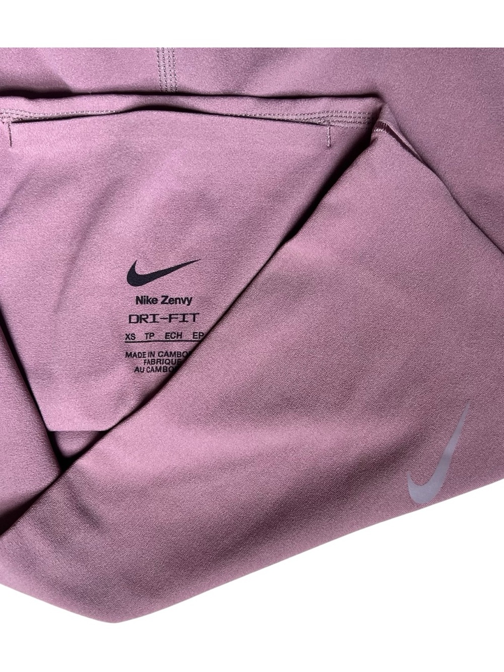 Nike Zenvy Dri-Fit High-Rise Athletic Shorts Mauve Size XS - Picture 3 of 3